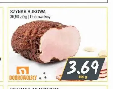 Szynka bukowa Dobrowolscy promocja w Słoneczko