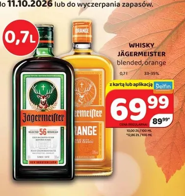 Whisky Jägermeister blended promocja w Delfin