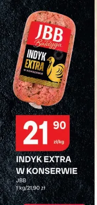 Indyk Extra w konserwie JBB promocja w Chorten