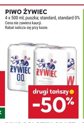 Piwo Żywiec standard 4-pak promocja w Stokrotka