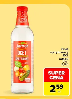 Ocet spirytusowy 10% Jamar promocja w Carrefour