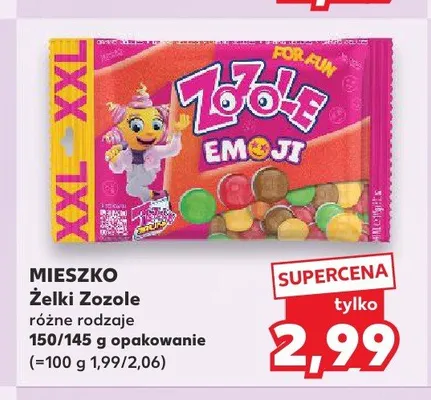 Żelki Zozole Mieszko promocja w Kaufland