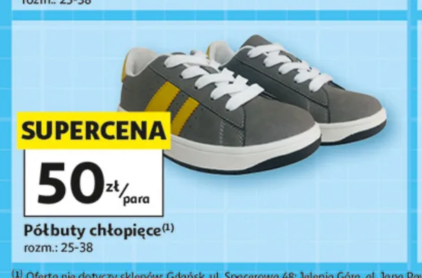 Półbuty chłopięce Inextenso promocja w Auchan