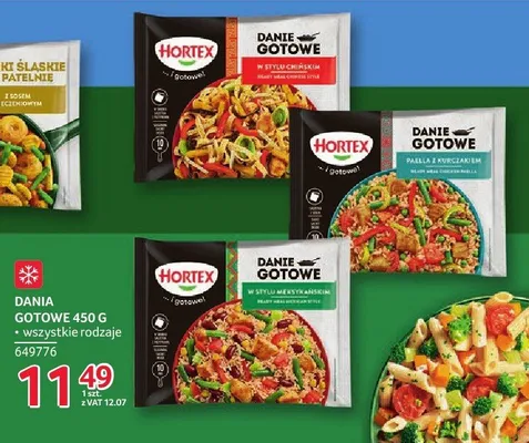 Dania gotowe Hortex 450 g wszystkie rodzaje promocja w Selgros