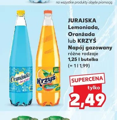 Lemoniada Jurajska 1,25l promocja w Kaufland