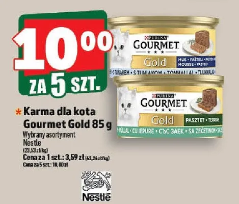 Karma dla kota Gourmet Gold promocja w TOPAZ
