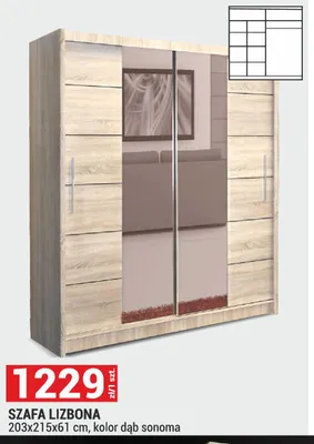 Szafa Lizbona promocja w Merkury Market
