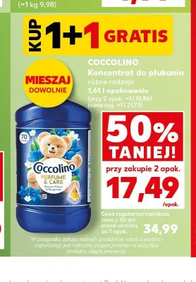 Koncentrat do płukania Coccolino promocja w Kaufland