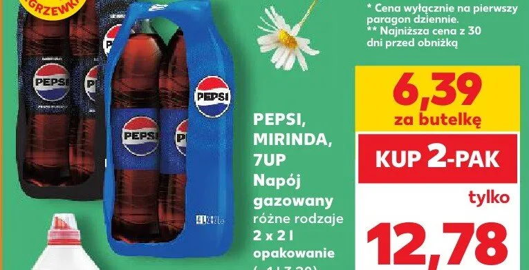 Napój gazowany różne rodzaje 2 x 2 l  promocja w Kaufland