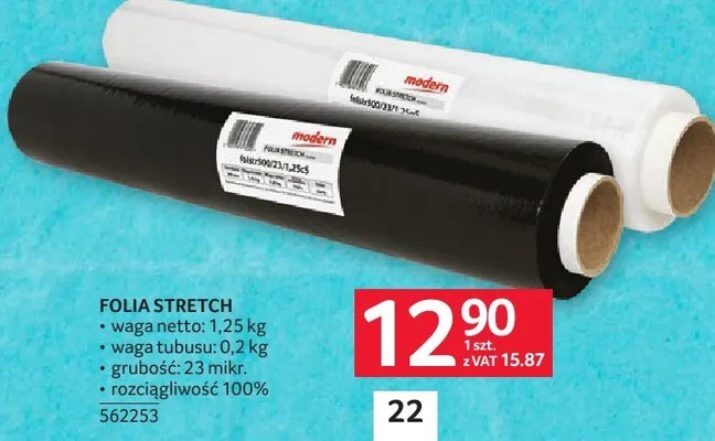 Folia stretch promocja w Selgros