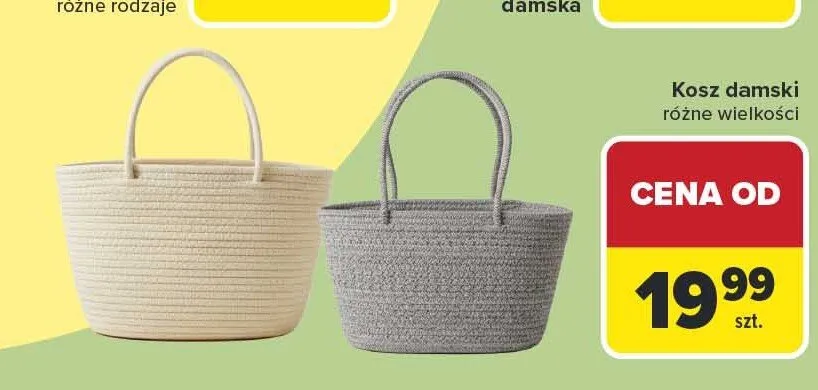Kosz damski promocja w Carrefour