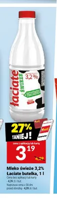 Mleko świeże Łaciate 3,2% promocja w Twój Market