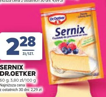 Sernix Dr.Oetker promocja w Stokrotka