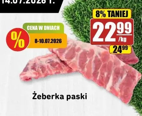 Żeberka wieprzowe paski promocja w API Market