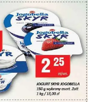 Jogurt Skyr Jogobella Zott promocja w Chorten