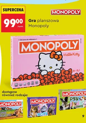 Gra planszowa Monopoly Psy promocja w Biedronka