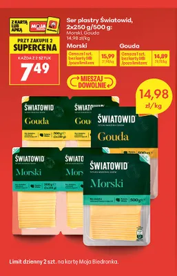 Ser plastry Światowid promocja w Biedronka