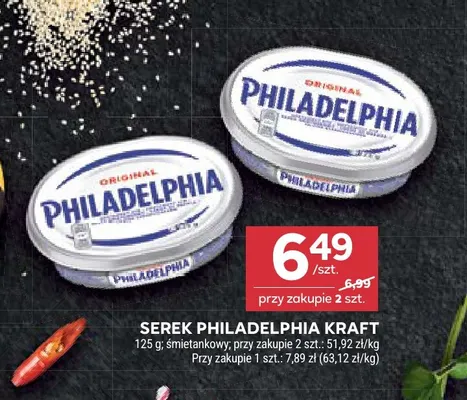 Serek Philadelphia Kraft śmietankowy promocja w Stokrotka