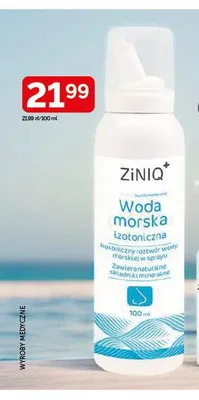 Woda morska izotoniczna ZiNIQ+ promocja w Ziko Dermo