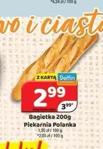 Bagietka Piekarnia Polanka promocja w Delfin