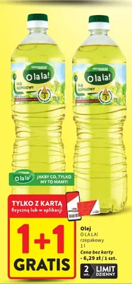 Olej rzepakowy promocja w Intermarche