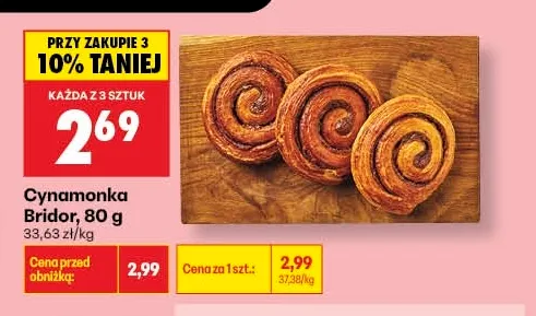 Cynamonka Bridor promocja w Biedronka