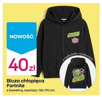Bluza chłopięca Fortnite promocja w Pepco