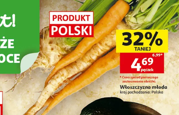 Włoszczyzna młoda polska promocja w Auchan