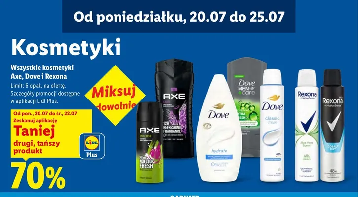 Dezodorant Dove Classic Fresh promocja w Lidl