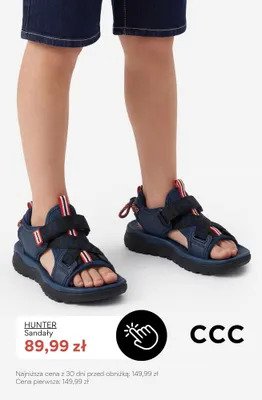 Sandały Hunter promocja w CCC
