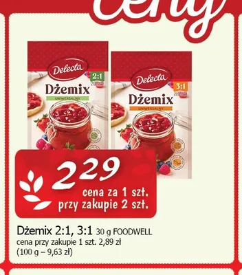 Dżemix 3:1 uniwersalny Delecta promocja w CEZAR Delikatesy
