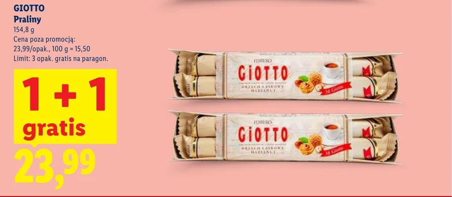 Praliny Giotto promocja w Lidl