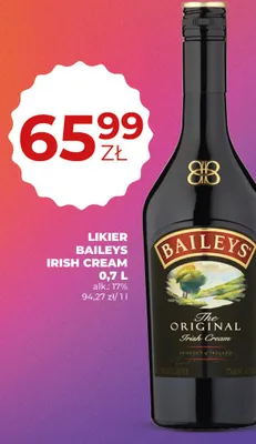Likier Baileys Irish Cream promocja w Duży Ben