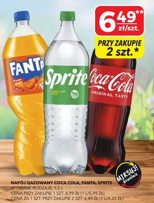 Napój gazowany Fanta promocja w Top Market