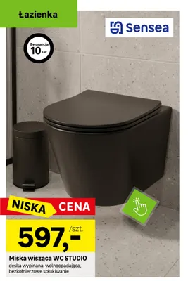 Miska wisząca WC Sensea Studio promocja w Leroy Merlin