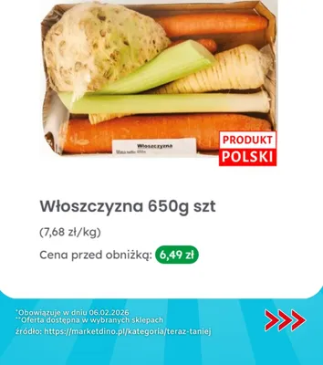 Włoszczyzna promocja w Dino