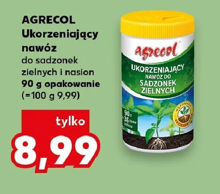 Ukorzeniający nawóz do sadzonek zielnych i nasion AGRECOL promocja w Kaufland