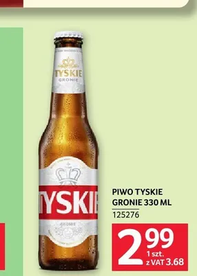 Piwo Tyskie Gronie 330ml promocja w Selgros