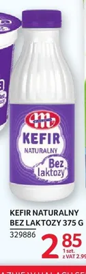 Kefir naturalny bez laktozy Mlekovita 375g promocja w Selgros