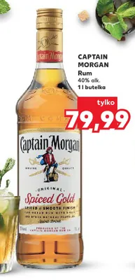 Rum Captain Morgan Spiced Gold promocja w Kaufland
