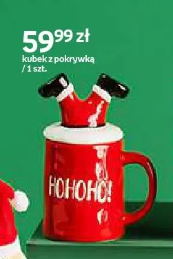 Kubek z pokrywką Santa's Factory promocja w Empik