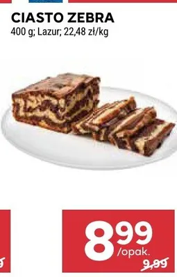 Ciasto Zebra promocja w Stokrotka
