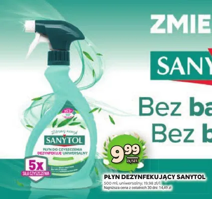 Płyn dezynfekujący Sanytol promocja w Stokrotka