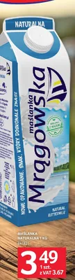 Maślanka naturalna Mrągowska 1kg, 641821 promocja w Selgros