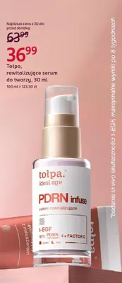 Rewitalizujące serum do twarzy Tołpa ideal age PDRN infuse promocja w Rossmann