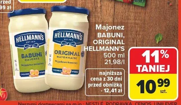Majonez original promocja w Carrefour Market