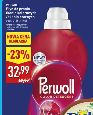 Płyn do prania tkanin kolorowych Perwoll promocja w Aldi