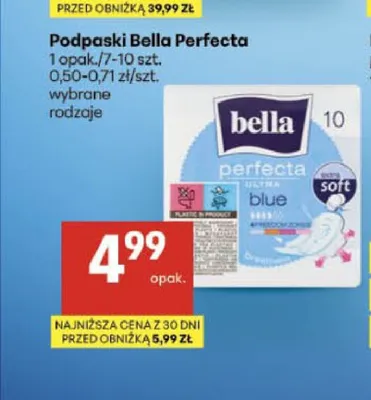 Podpaski Bella Perfecta promocja w Delikatesy Centrum