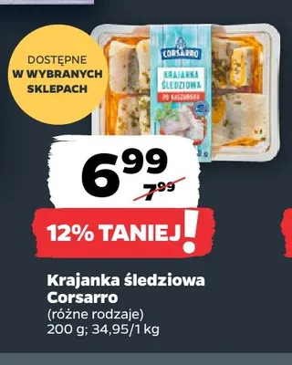 Krajanka śledziowa Corsarro promocja w Netto