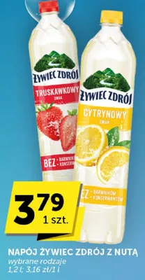 Napój Żywiec Zdrój z nutą wybrane rodzaje promocja w Euro Sklep